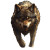 Big Brown Wolf V2 Vinyl Car Decal Sticker – Waterproof & UV-Resistant 8"