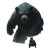 Shadow Bear Crush Vinyl Car Decal Sticker – Waterproof & UV-Resistant 8"
