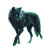 Majestic Spectral Wolf Vinyl Car Decal Sticker – Waterproof & UV-Resistant 8"