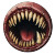 Toothy Token Monster Vinyl Car Decal Sticker – Waterproof & UV-Resistant 8"
