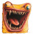 Square Monster Vinyl Car Decal Sticker – Waterproof & UV-Resistant 8"