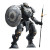 Spartan Mech Warrior Vinyl Car Decal Sticker – Waterproof & UV-Resistant 8"