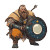 Starlit Dwarf Druid Vinyl Car Decal Sticker – Waterproof & UV-Resistant 8"