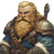 Dwarven Warrior V5 Vinyl Car Decal Sticker – Waterproof & UV-Resistant 8"