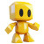 Low-Poly Yellow Character Vinyl Car Decal Sticker – Waterproof & UV-Resistant 8"