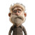 Bearded Blonde Man Vinyl Car Decal Sticker – Waterproof & UV-Resistant 8"