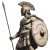 Proud Hoplite Quote Vinyl Car Decal Sticker – Waterproof & UV-Resistant 8"