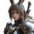 Male Viera Warrior Vinyl Car Decal Sticker – Waterproof & UV-Resistant 8"