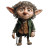 Claymation Hobbit Vinyl Car Decal Sticker – Waterproof & UV-Resistant 8"