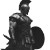Cyber Noir Spartan Vinyl Car Decal Sticker – Waterproof & UV-Resistant 8"