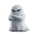 Grumpy Cartoon Ghost Vinyl Car Decal Sticker – Waterproof & UV-Resistant 8"