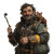 Grizzled Artificer Wizard Vinyl Car Decal Sticker – Waterproof & UV-Resistant 8"
