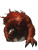 Red Monster Shrine Vinyl Car Decal Sticker – Waterproof & UV-Resistant 8"