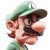 Angry Cartoon Luigi Vinyl Car Decal Sticker – Waterproof & UV-Resistant 8"