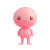Pink Cartoon Character Vinyl Car Decal Sticker – Waterproof & UV-Resistant 8"