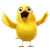 Plucked Canary Vinyl Car Decal Sticker – Waterproof & UV-Resistant 8"