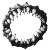 Monster Teeth Ring Vinyl Car Decal Sticker – Waterproof & UV-Resistant 8"