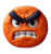 Angry Playdough Face Vinyl Car Decal Sticker – Waterproof & UV-Resistant 8"