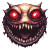 Red Eyes Monster Vinyl Car Decal Sticker – Waterproof & UV-Resistant 8"