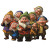 Pixar-Style Dwarfs Vinyl Car Decal Sticker – Waterproof & UV-Resistant 8"