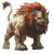 Bald Lion Monster Vinyl Car Decal Sticker – Waterproof & UV-Resistant 8"
