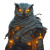 Owl Wizard Vinyl Car Decal Sticker – Waterproof & UV-Resistant 8"