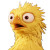 Confused Chicken Vinyl Car Decal Sticker – Waterproof & UV-Resistant 8"