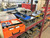 Ultimate Van Parts Organizer | Impact-Resistant ABS Case | 3 Dividers & Tray | Stackable | Orange/Clear | 4 Year Warranty