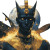 Egyptian Cosmic Demigod Vinyl Car Decal Sticker – Waterproof & UV-Resistant 8"