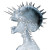 Spiked Skeleton X-Ray V2 Vinyl Car Decal Sticker – Waterproof & UV-Resistant 8"