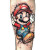 Mario Style Tattoo Vinyl Car Decal Sticker – Waterproof & UV-Resistant 8"