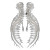X-Ray Centipede Spine Vinyl Car Decal Sticker – Waterproof & UV-Resistant 8"