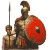 Spartan Hoplite Poster Vinyl Car Decal Sticker – Waterproof & UV-Resistant 8"