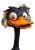 Crazy Duck Puppet Vinyl Car Decal Sticker – Waterproof & UV-Resistant 8"