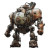 Steampunk Mech Golem Vinyl Car Decal Sticker – Waterproof & UV-Resistant 8"