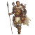 Spear-Wielding Medic Vinyl Car Decal Sticker – Waterproof & UV-Resistant 8"