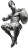 Roman Gladiator Kick Vinyl Car Decal Sticker – Waterproof & UV-Resistant 8"