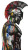 Spartan Warrior Art Vinyl Car Decal Sticker – Waterproof & UV-Resistant 8"