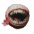 Flowers With Teeth Vinyl Car Decal Sticker – Waterproof & UV-Resistant 8"