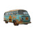 Mystery Machine Beach Vinyl Car Decal Sticker – Waterproof & UV-Resistant 8"