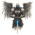 Winged Gothic Knight Vinyl Car Decal Sticker – Waterproof & UV-Resistant 8"