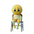 Sad Chibi Emoji Vinyl Car Decal Sticker – Waterproof & UV-Resistant 8"