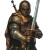 D&D Warrior Portrait Vinyl Car Decal Sticker – Waterproof & UV-Resistant 8"