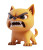 Angry Cute Dog V2 Vinyl Car Decal Sticker – Waterproof & UV-Resistant 8"