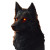 Fantasy Wolf-Dog Vinyl Car Decal Sticker – Waterproof & UV-Resistant 8"