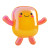 Inflatable Balloon Mascot Vinyl Car Decal Sticker – Waterproof & UV-Resistant 8"