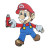 Graffiti Mario V2 Vinyl Car Decal Sticker – Waterproof & UV-Resistant 8"