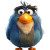 Pixar Mascotte Profile Vinyl Car Decal Sticker – Waterproof & UV-Resistant 8"