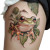 Cute Frog Tattoo Vinyl Car Decal Sticker – Waterproof & UV-Resistant 8"