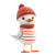 Cute Seagull Doodle Vinyl Car Decal Sticker – Waterproof & UV-Resistant 8"